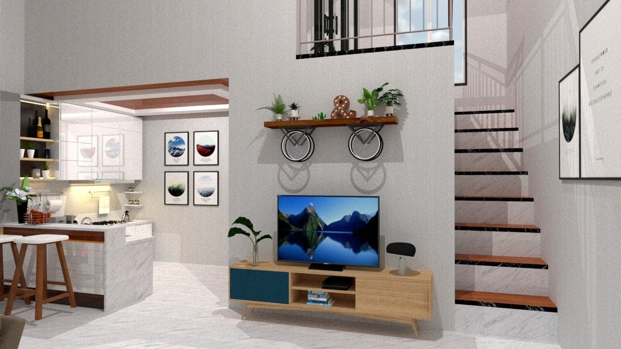 Ini Sih Terlalu Keren, Rumah 1 Lantai 5x5 Tapi Dalamnya Jadi 2 Lantai