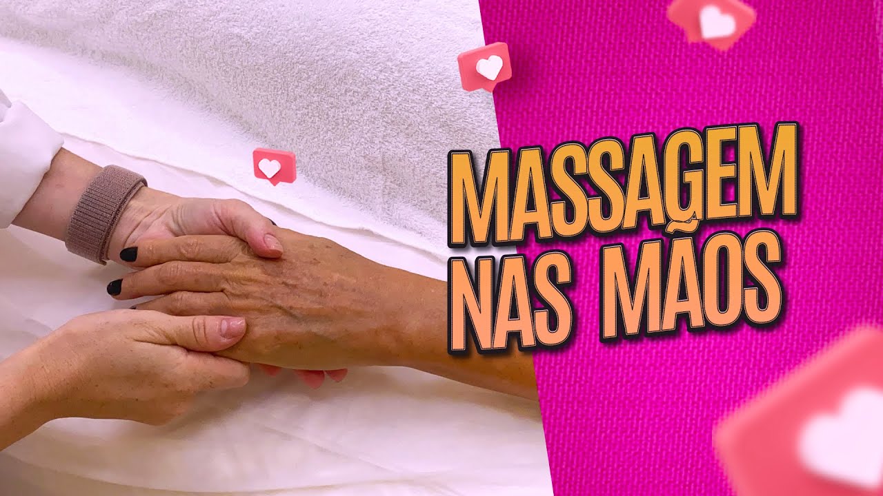 Massagem nas mãos - ASMR relaxante.