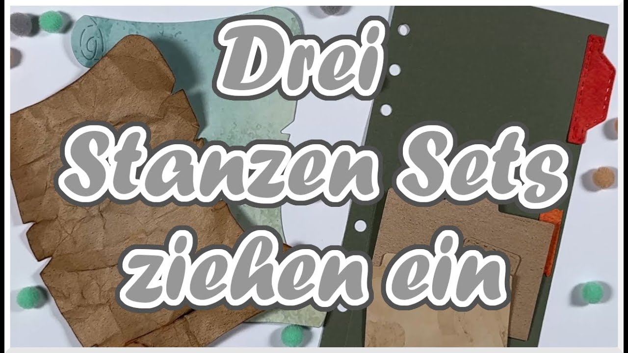 Drei Stanzen Sets || Ein neues Stanzen Set zieht ein