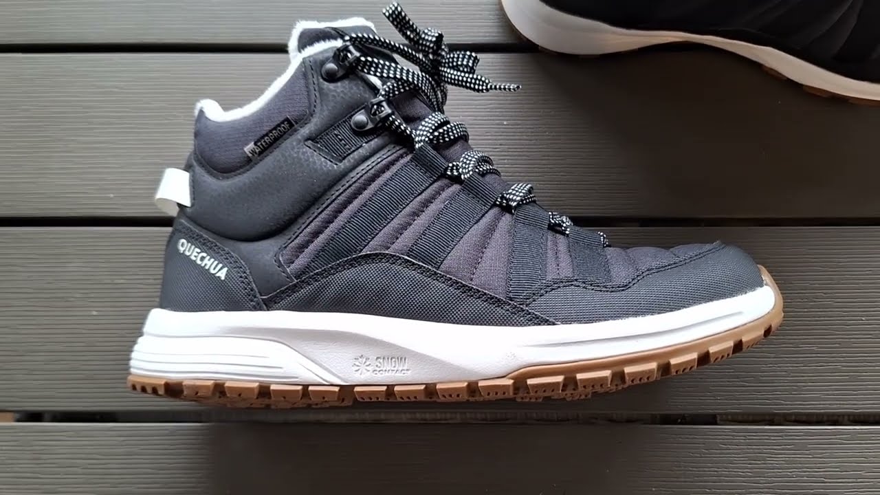 Quechua winter shoes from Dacathlon up to -10 degrees #shoes #decathlon 