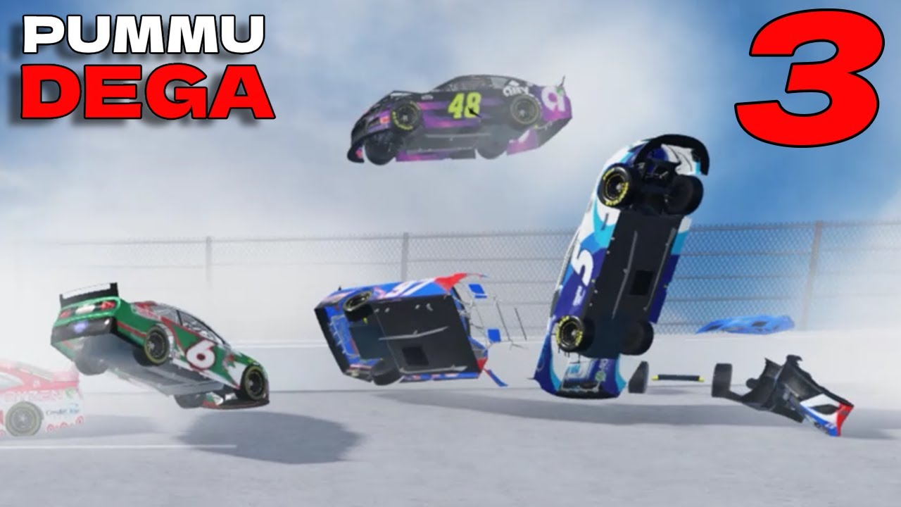 Pummu Talladega NASCAR Crash Compilation #3