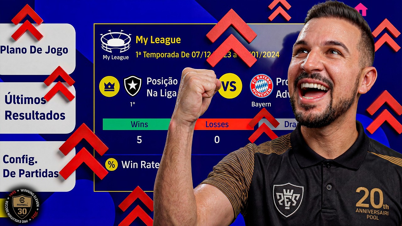 🚨MY LEAGUE NO HARD AO VIVO! NO EFOOTBALL 2026 MOBILE