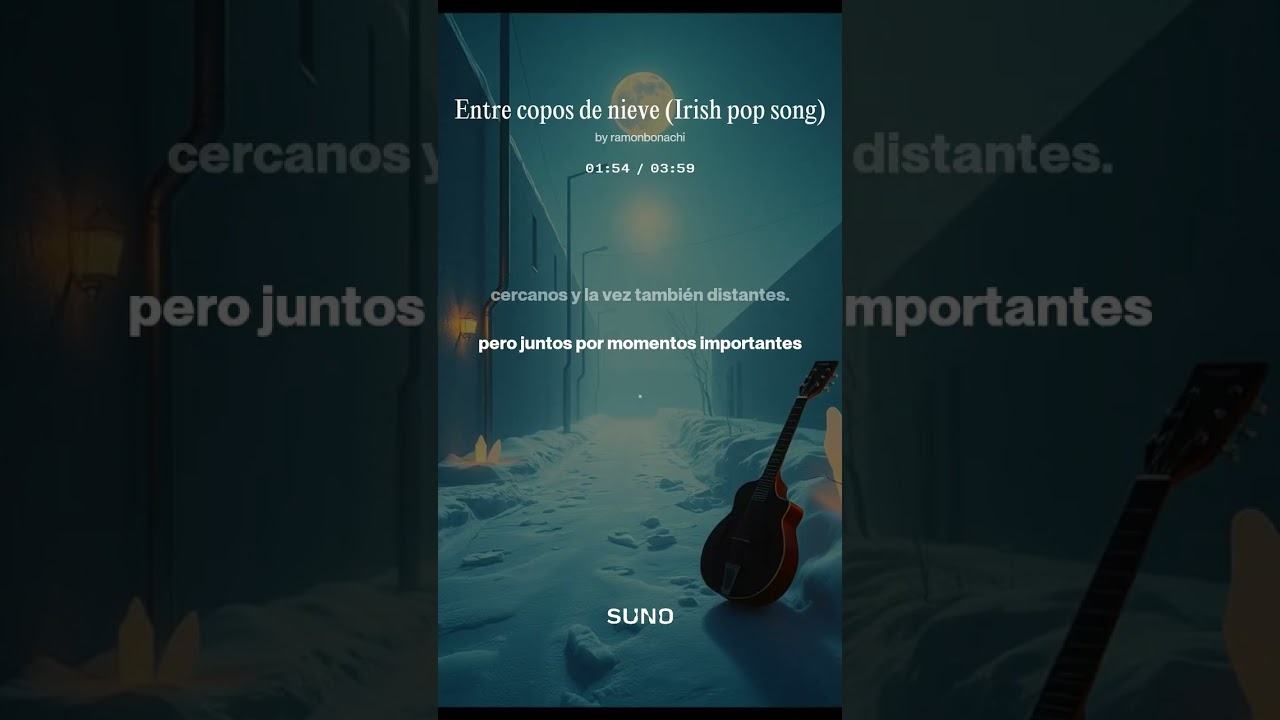 Entre copos de nieve ( Irish pop song)