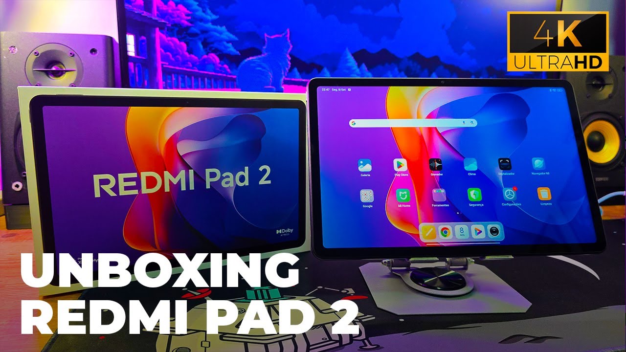 Unboxing Redmi Pad 2 – O Tablet Xiaomi MAIS BARATO de 2025!