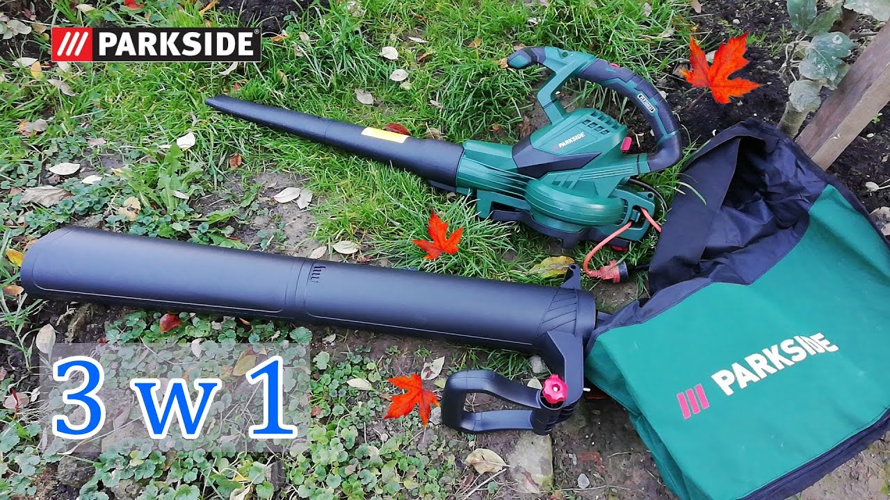 PARKSIDE 3w1 odkurzacz do liści, dmuchawa, rozdrabniacz 3000W do ogrodu i wok&oacute;ł domu !!!