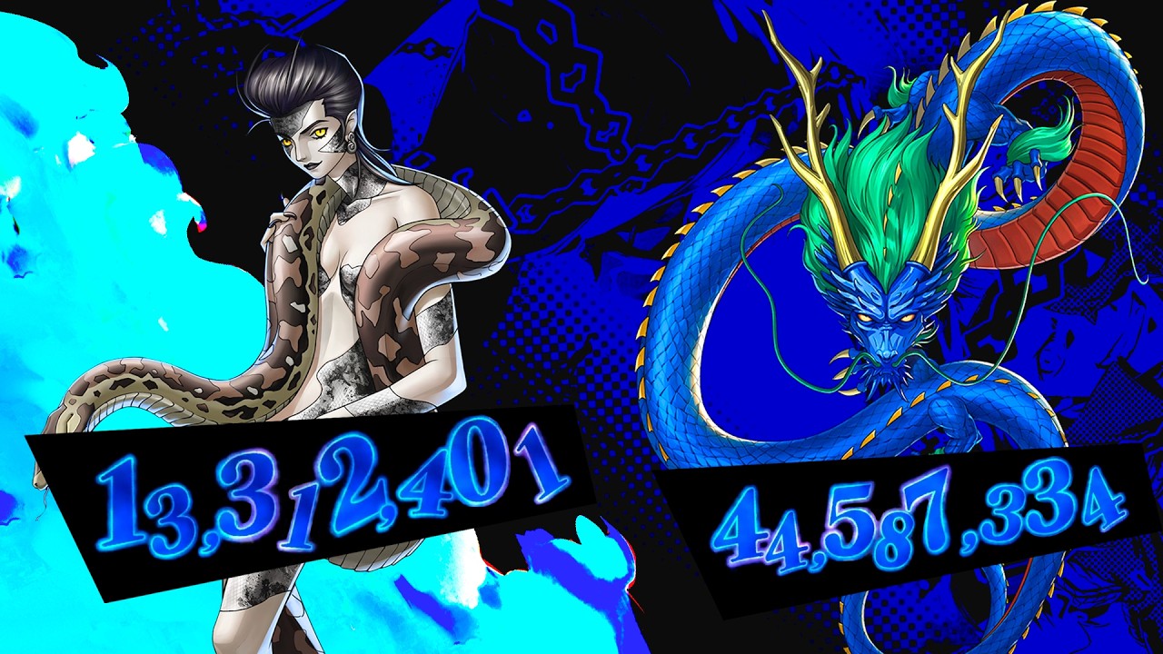 Persona 5 The Phantom X: F2P прохождения SOS боссов. Lilith и Seiryu (ver 3.2)