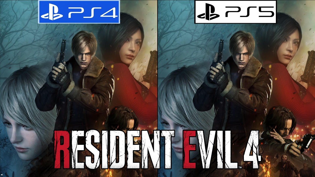 Resident Evil 4 Remake PS4 vs PS5 - Graphics Comparison - Framerate - Loading Times - 4k