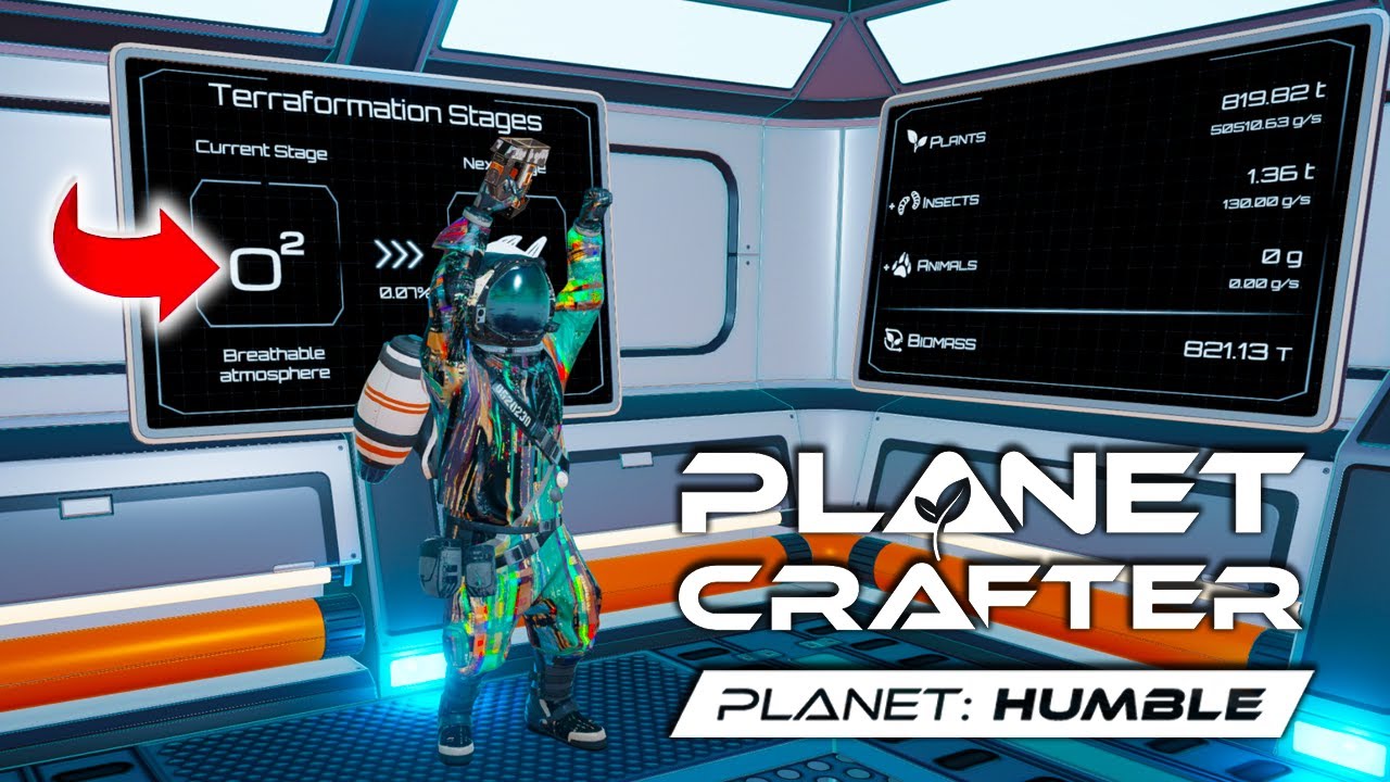 OXYGENATING a Dead Planet in Planet Crafter - Planet Humble DLC [E14]