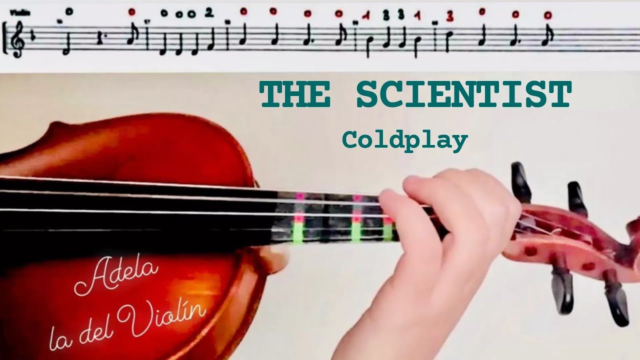 THE SCIENTIST, COLDPLAY ( PARTITURA VIOLIN + AUDIO)