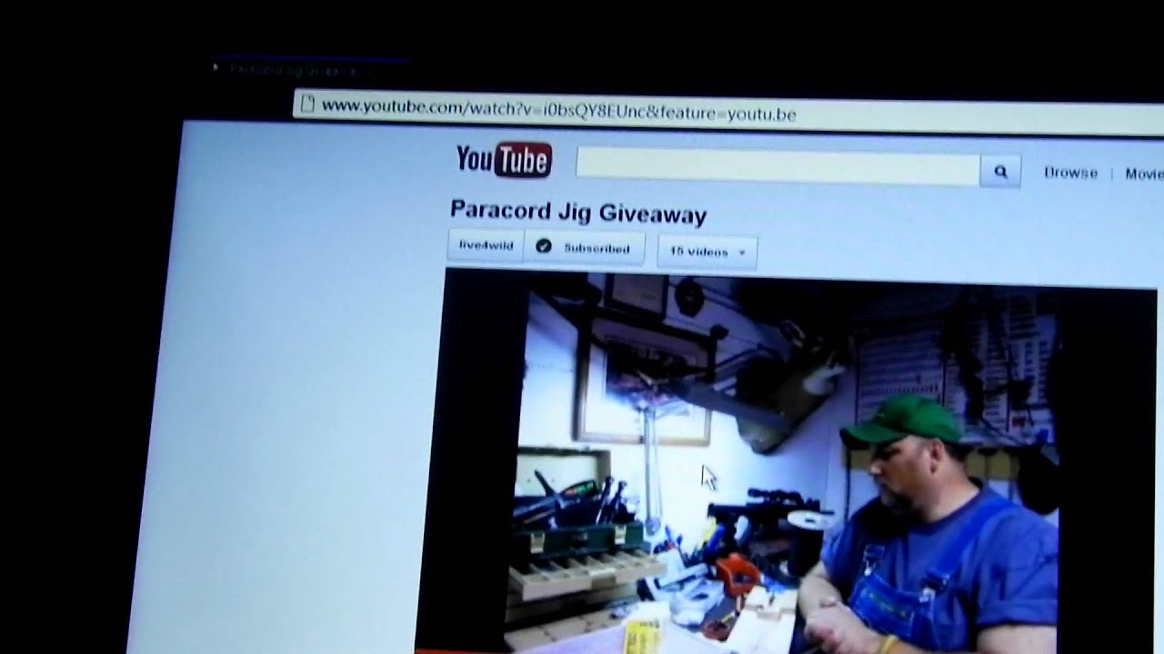 VR to live4wild paracord jig givaway