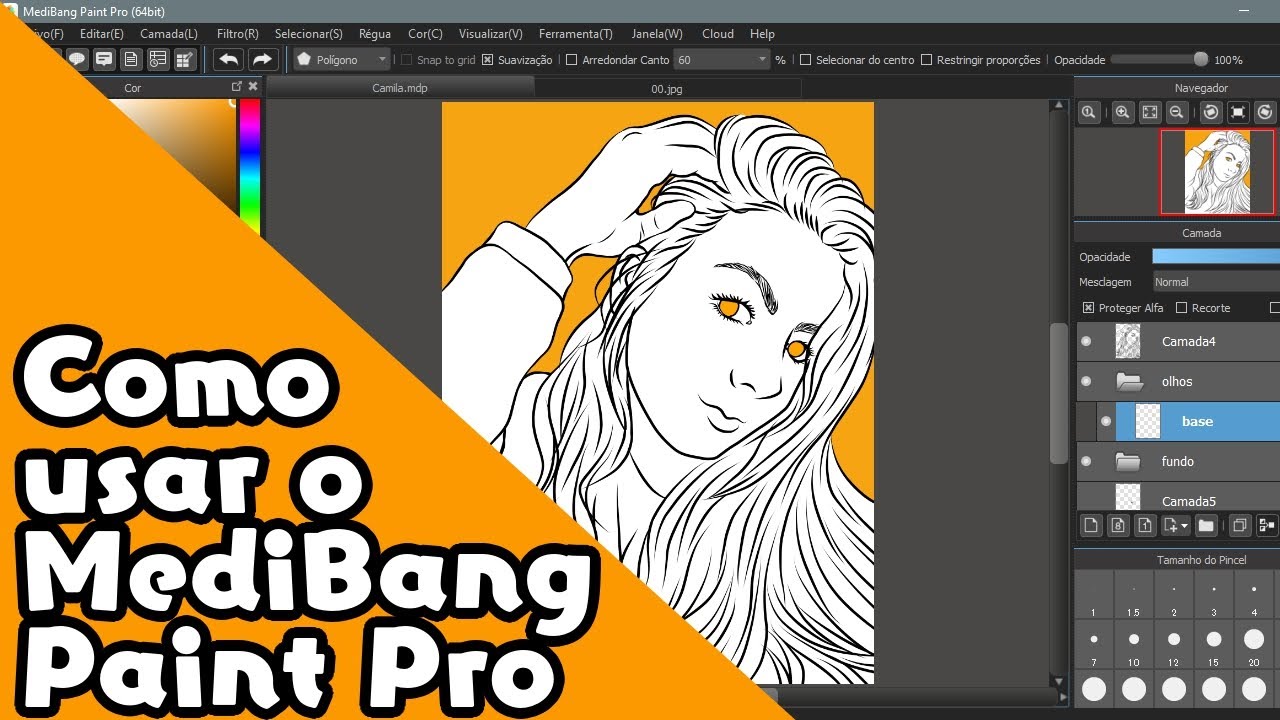 Como usar o MediBang Paint Pro no PC