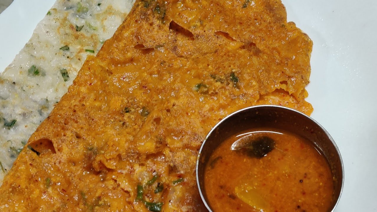 ಖಾರ ನೀರು ದೋಸೆ/ತೆಳ್ಳೇವು. Spicy Neer dosa.