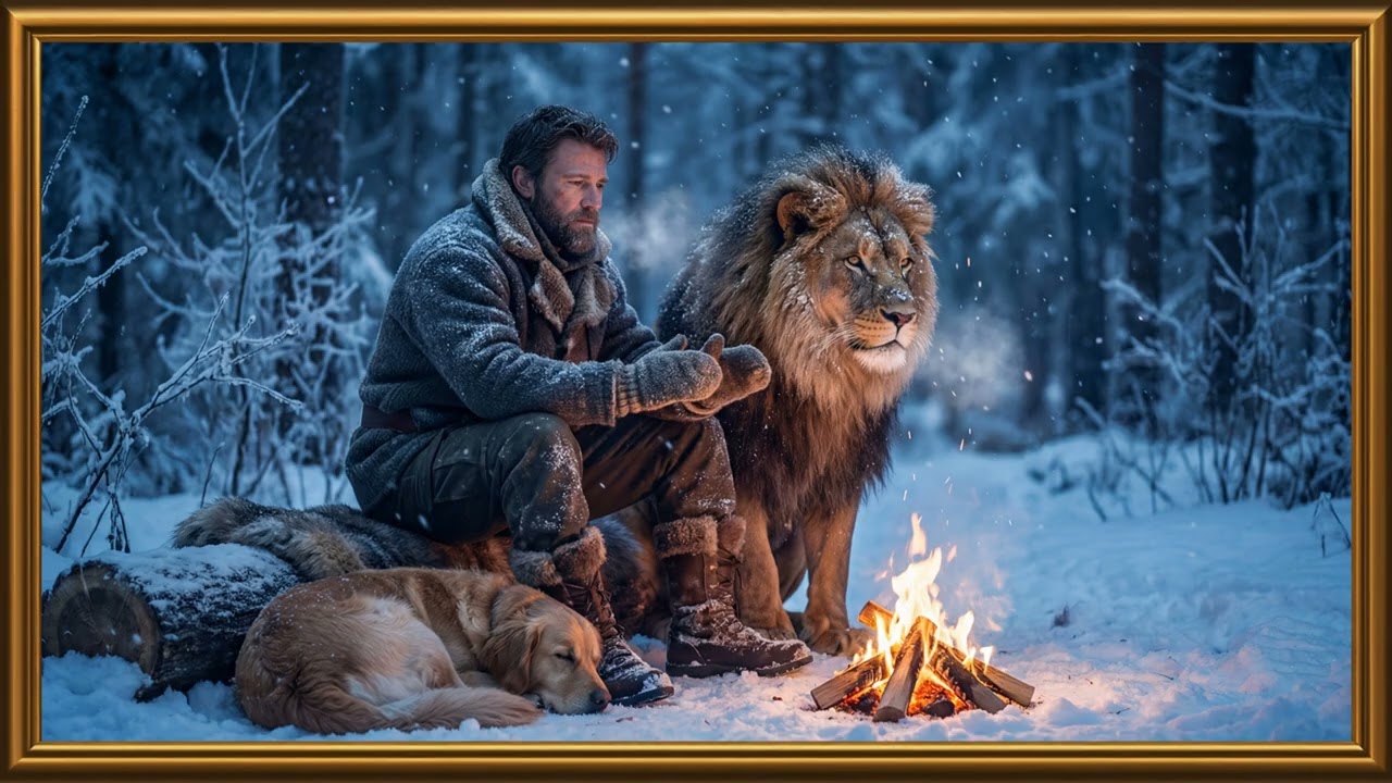 Friendly Companions | Warmth and Trust in a Frozen Wilderness 4K Visual Frame TV