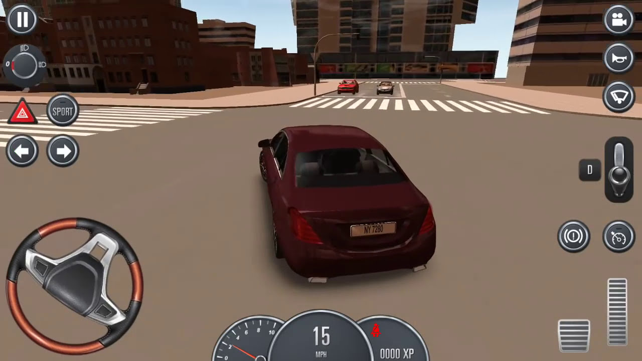 Mercedes S550 Free Drive- Driving School 2016