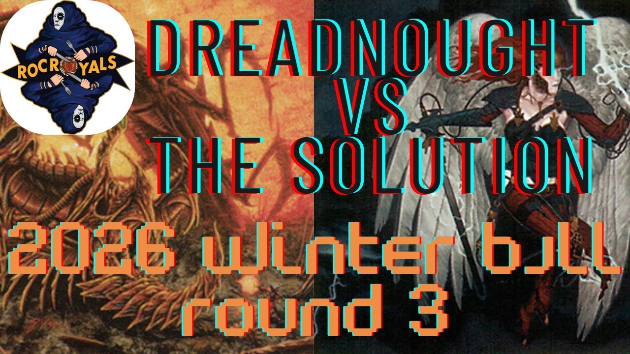 Зимний бал 2026, 3-й раунд: Дредноут против The Solution | Геймплей MTG на бумажных носителях (Pr...