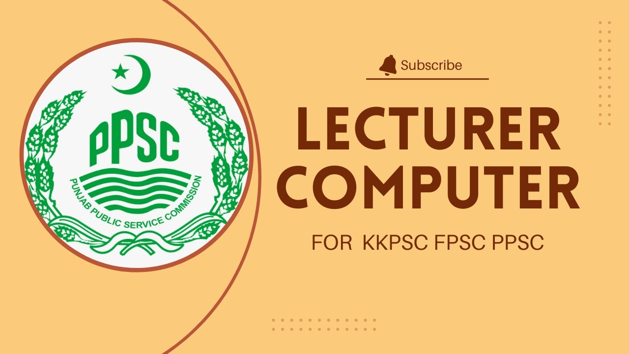 Lecturer Computer Science Past Paper 2015 PPSC FPSC KKPSC SPSC | Lecturer computer test preparation