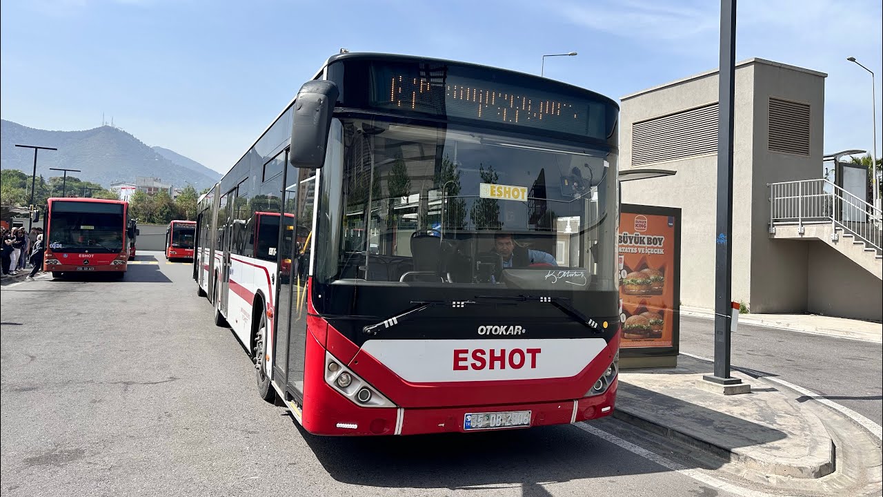 İzmir'de 671 ile Fahrettin Altay-Şirinyer Arası Otobüsle Seyahat