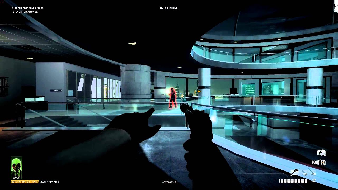 Payday The Heist - Diamond Heist (SOLO, Stealth, Overkill, Big Diamond + All 10 Sapphires!)