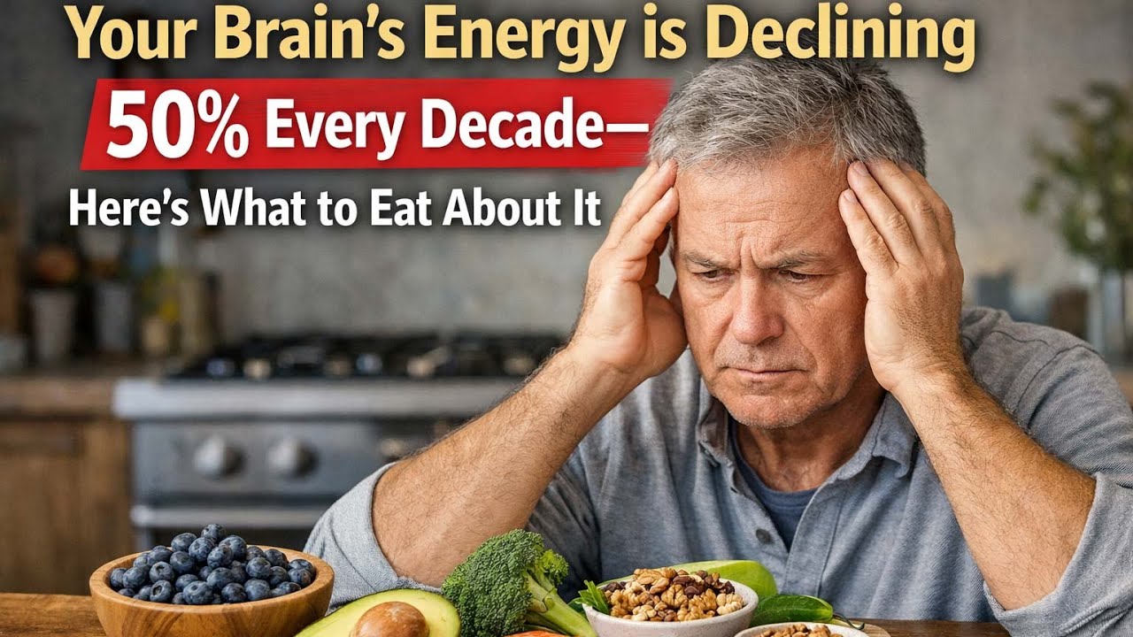 The NAD+ Cliff: Why Your Brain Falls Apart After 50 (And How Food Can Catch It)