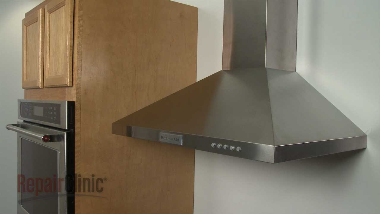 KitchenAid Canopy Vent Hood Disassembly - Model KVWB400DSS
