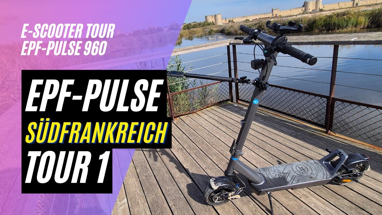 🛴 ePowerFun ePF-Pulse 960 🌍 1. Tour in Südfrankreich (Saint-Gilles - Aigues-Mortes, Camargue)