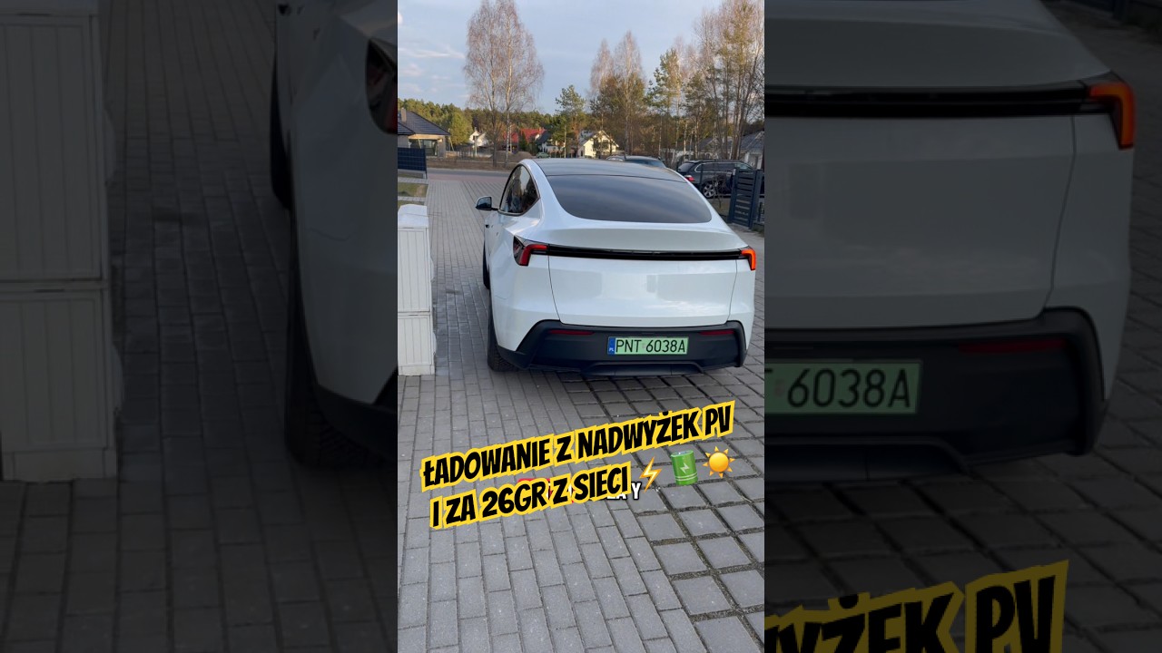 Ładowanie z nadwyżek PV i za 26gr w PSTRYK ⚡️☀️🔋