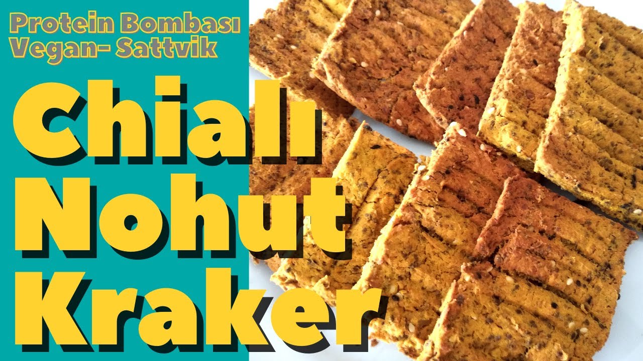 CHİALI NOHUT KRAKER- Vegan- Sattvik Beslenenlere Uygun #çetinçetintaş #serrasagra #sattviktarifler