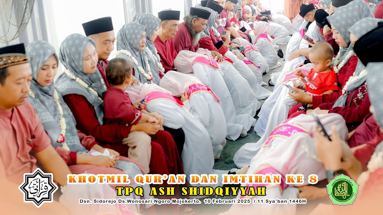PROSESI SUNGKEMAN KHOTAMAN DAN IMTIHAN TPQ ASH SHIDQIYYAH KE 8 - cover bunda - cover ayah