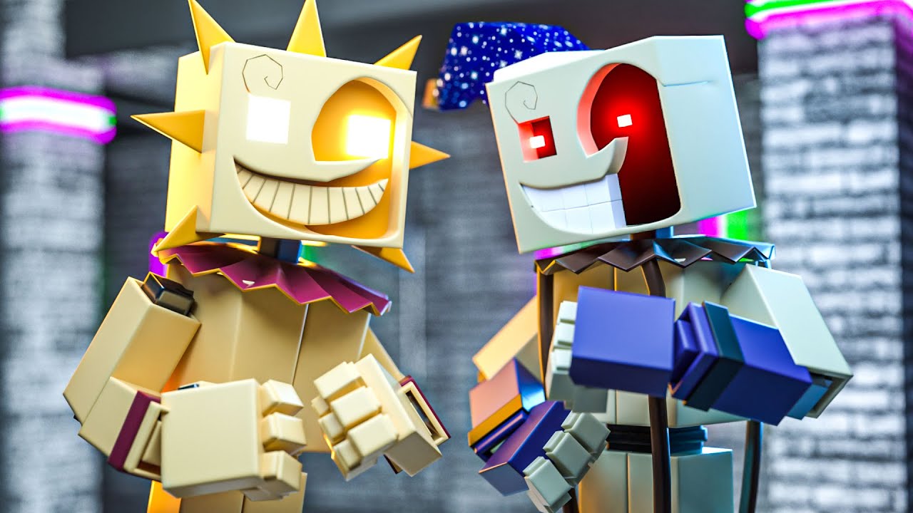 Minecraft FNAF: Sunrise VS Moondrop! (Minecraft Roleplay)