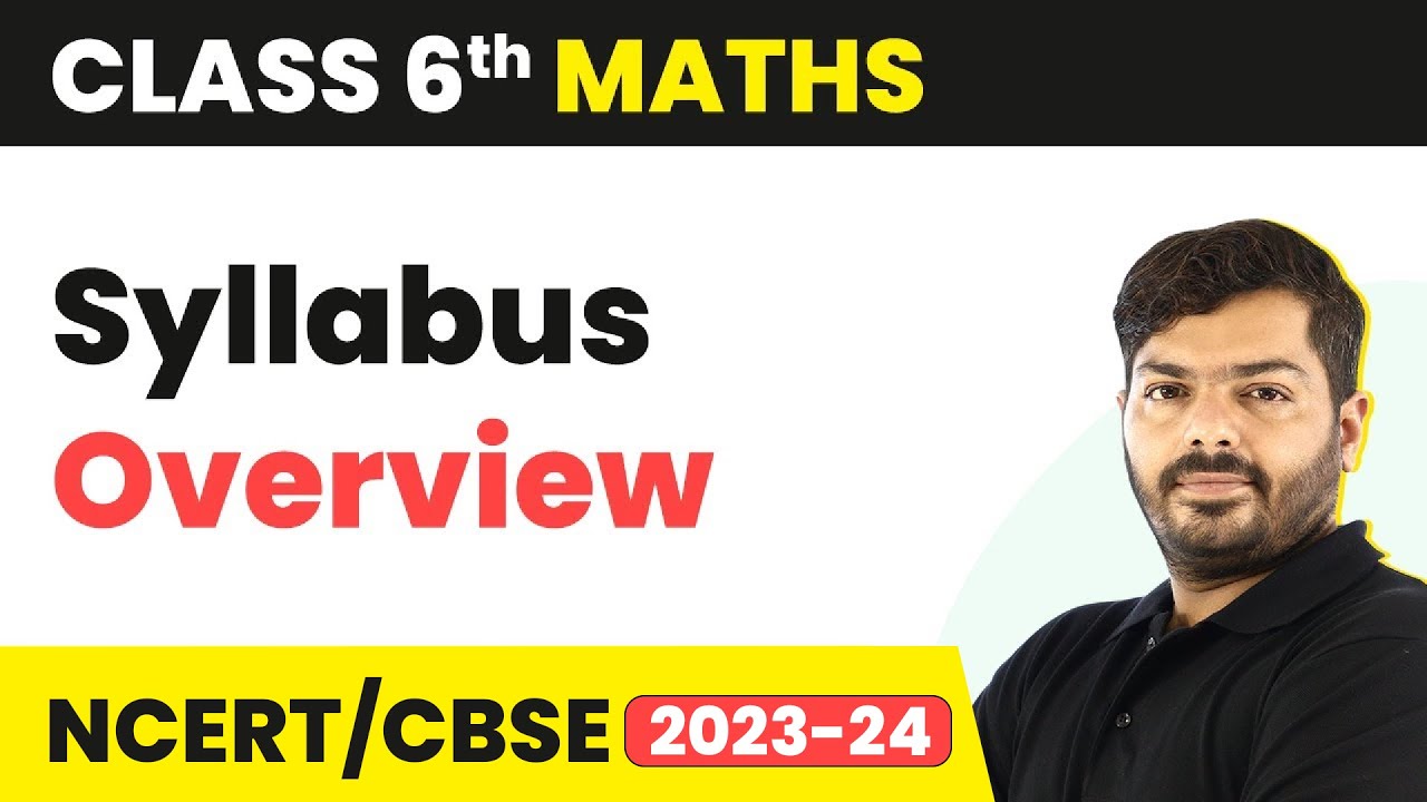 Class 6 Maths NCERT - Syllabus Overview