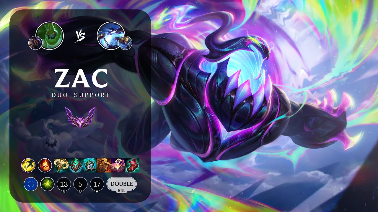 Zac Support vs Xerath - EUW Master Patch 13.17