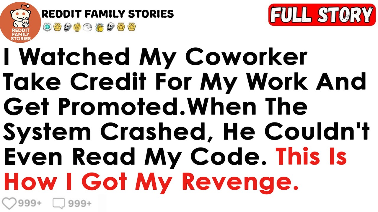 I Watched My Coworker Take Credit For My Work And Get Promoted. When The System Crashed, He Couldn't