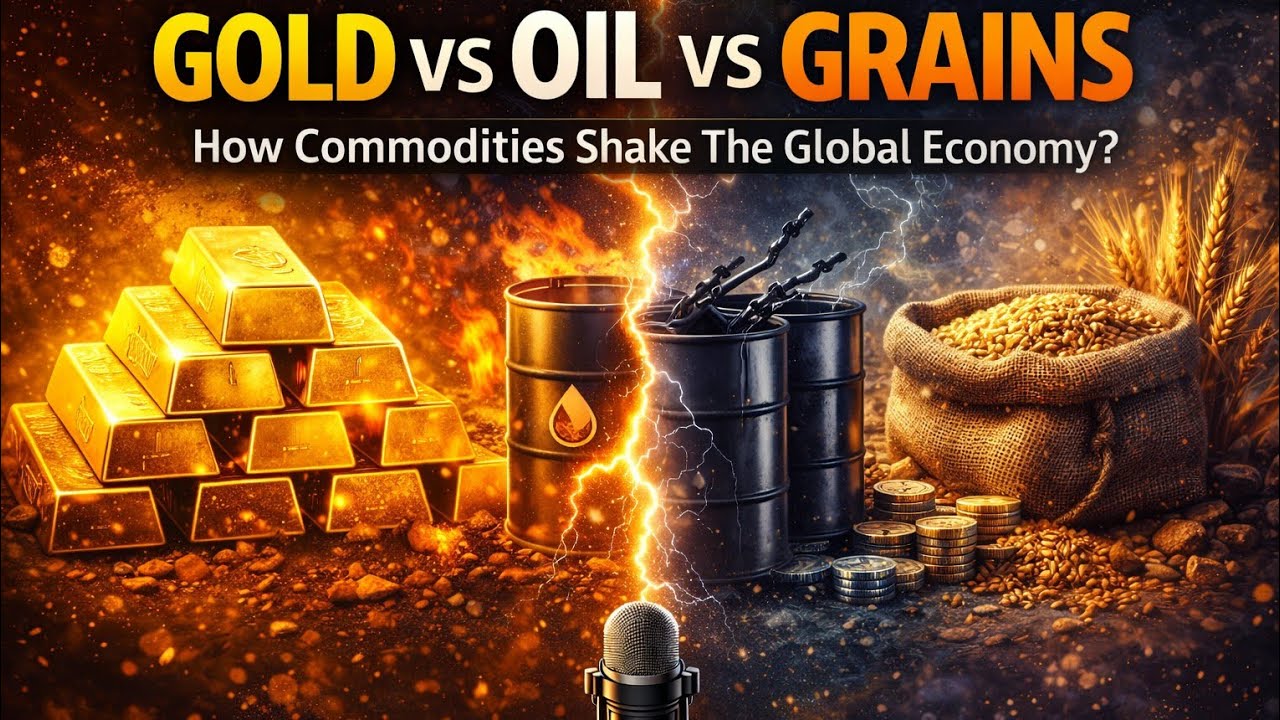 Gold vs Oil vs Grains : कैसे Commodities हिला देती हैं Global Economy ? | @Visonarymindsetofficial |