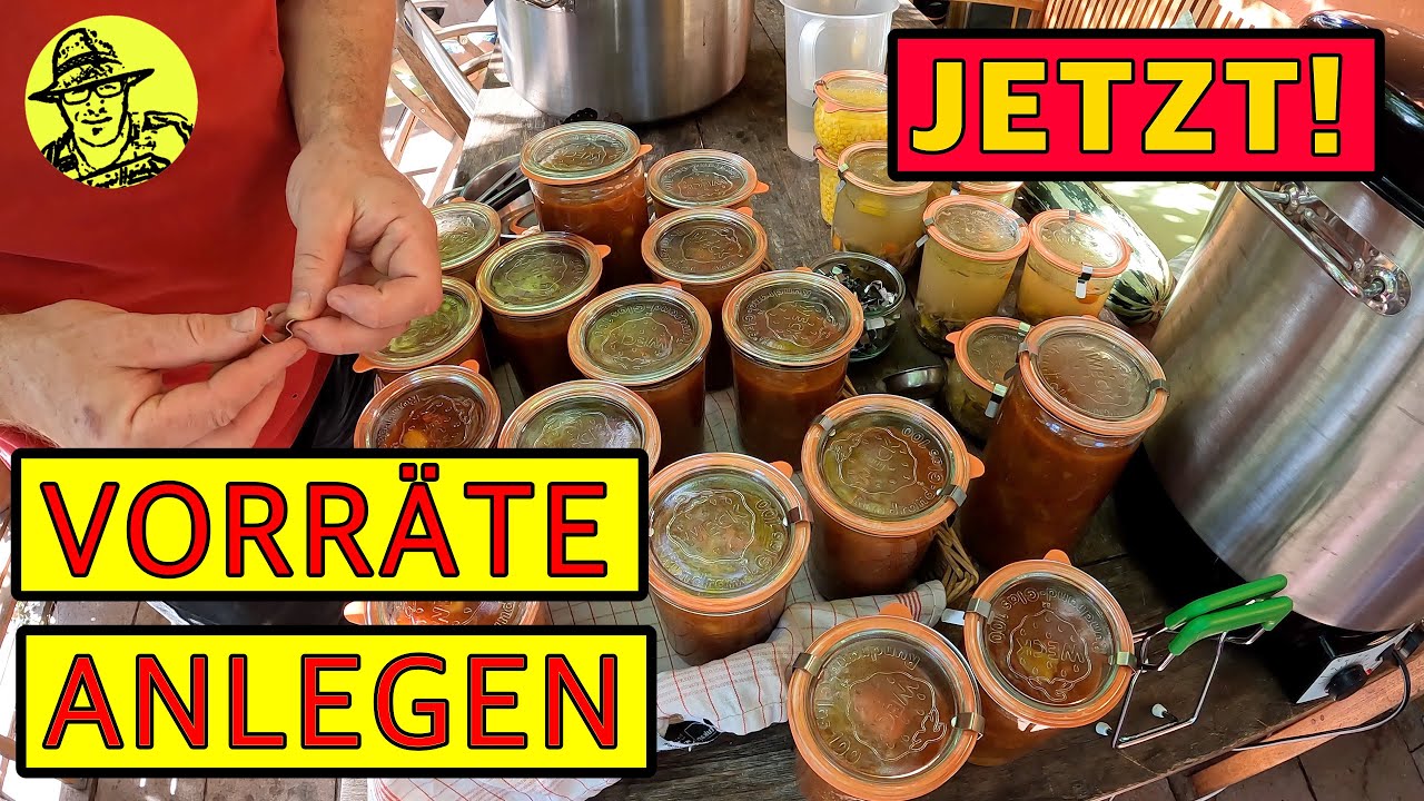 Jetzt Vorräte anlegen gegen hohe Lebensmittelpreise: Einkochen für den Winter