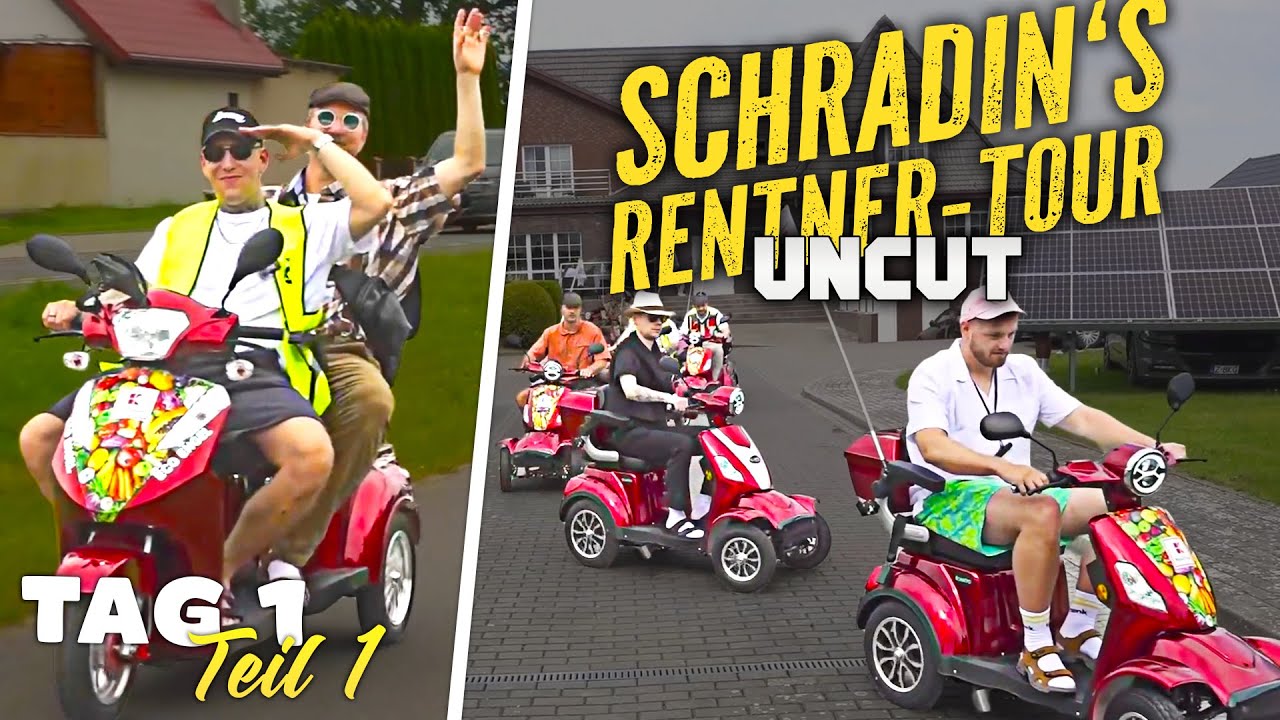 SCHRADINS RENTNER-TOUR👴🏻🗺️ UNCUT Tag 1 Teil 1