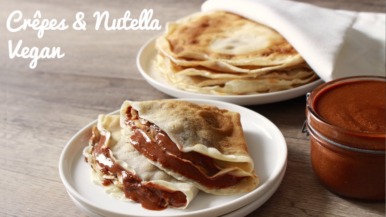 CRÊPES & NUTELLA VEGAN | Facile & Végétalien