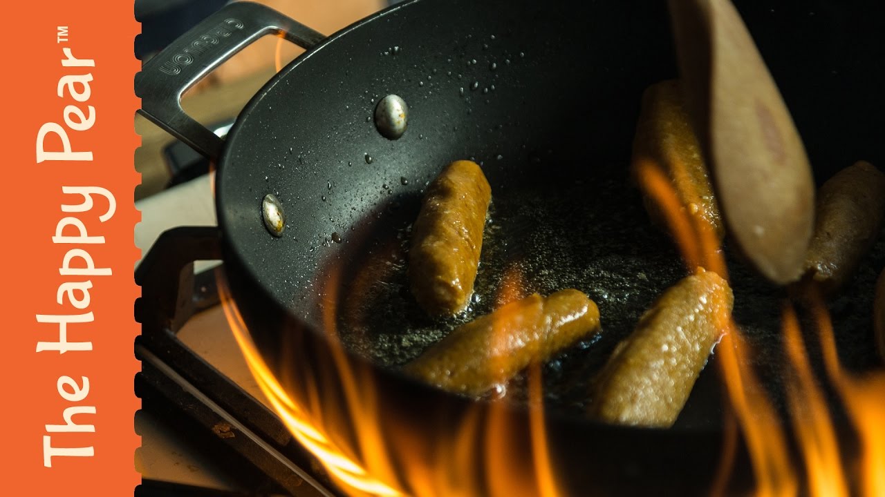 VEGAN SAUSAGES IN 5 MINUTES!