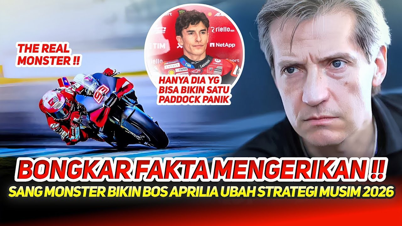 BOS APRILIA BICARA FAKTA MENGERIKAN😮 KARENA MARC MARQUEZ APRILIA HARUS MERUBAH STRATEGI MUSIM 2026❗