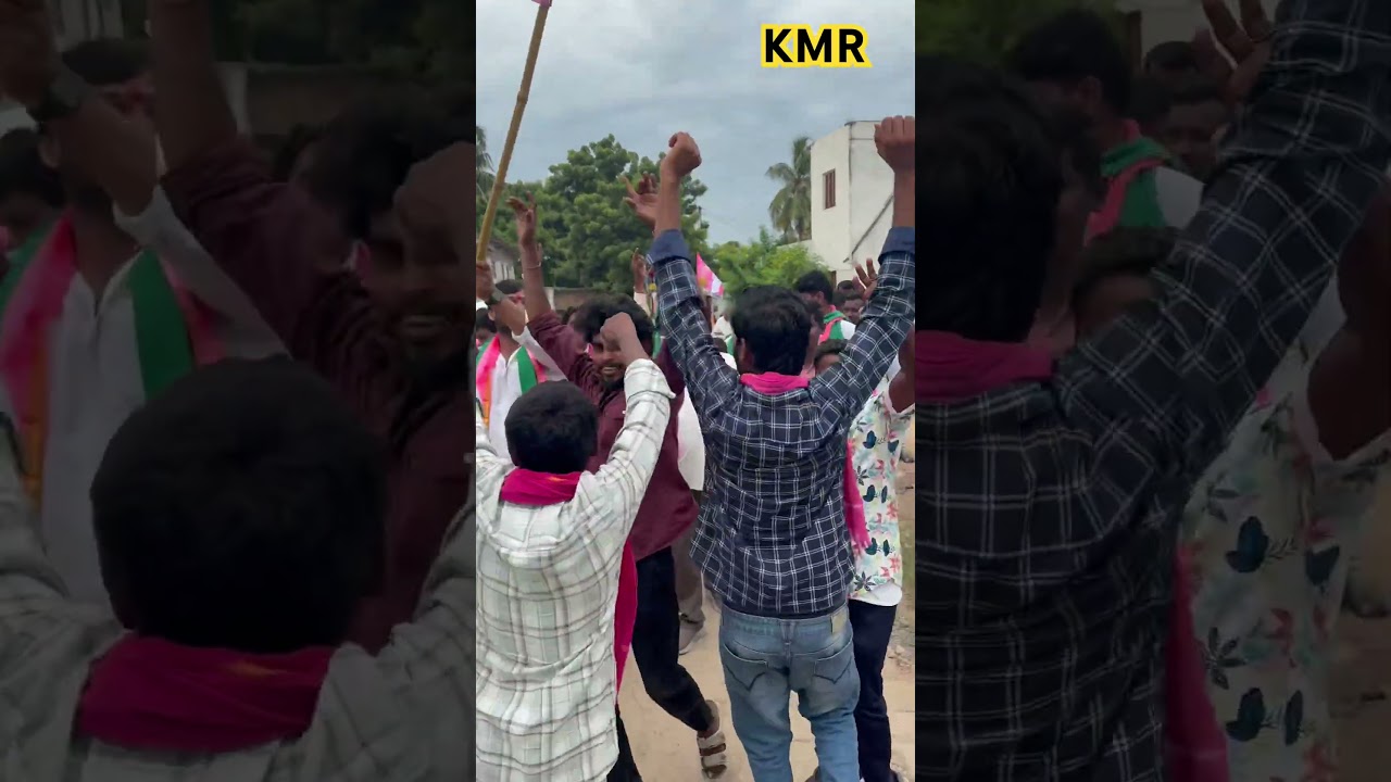 Super dance on Kcr song in Ex Dupt cm Rajaiah Padayatra #kcrsongs #brs #brsnews