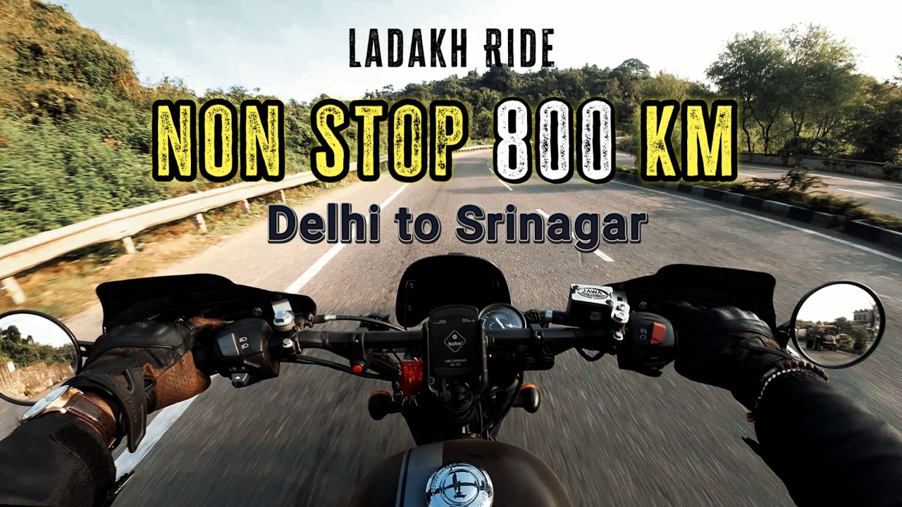 Ladakh Road Trip | Delhi to Srinagar Non-Stop in 20 Hours | EP 01 | 4K