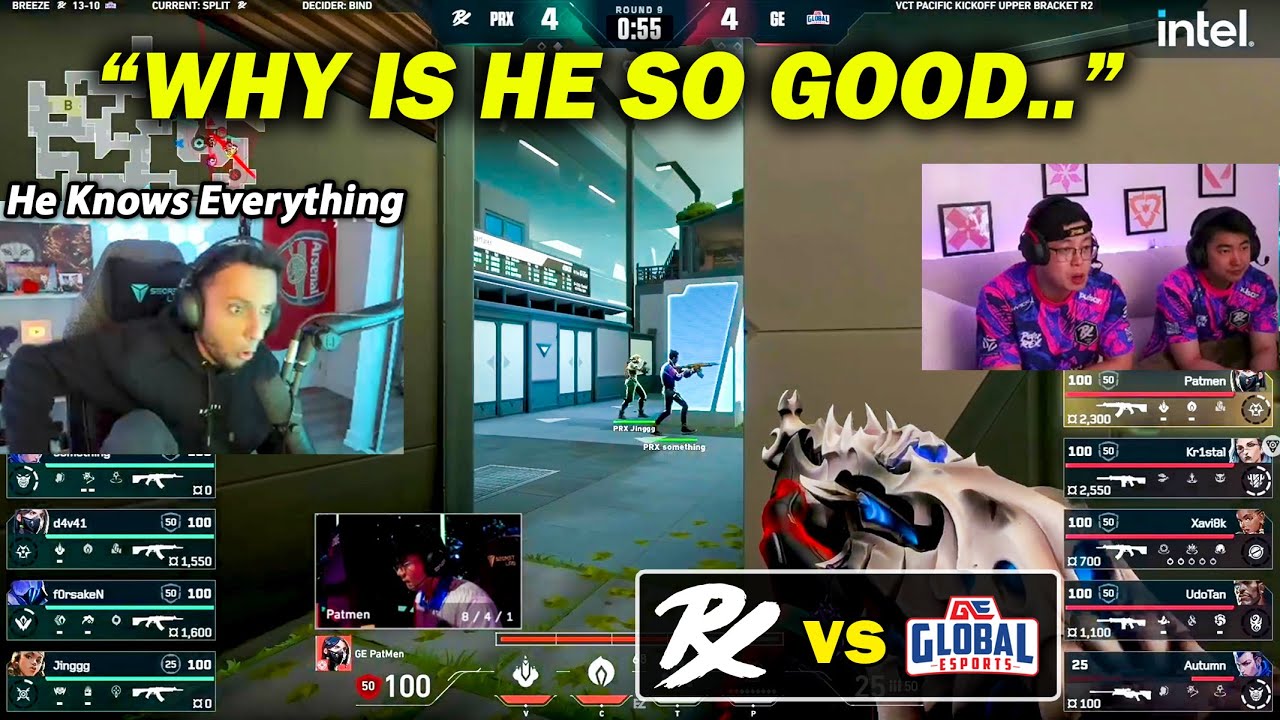 FNS Shanks & s0m React to UNBELIEVABLE Moments from PRX vs GLOBAL ESPORTS | VCT Pacific