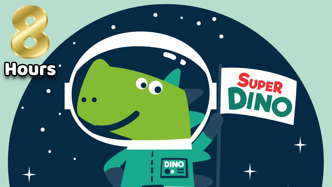 Sleep Meditation for Kids | 8 HOURS SPACE DINOSAURS | Sleep Story for Children