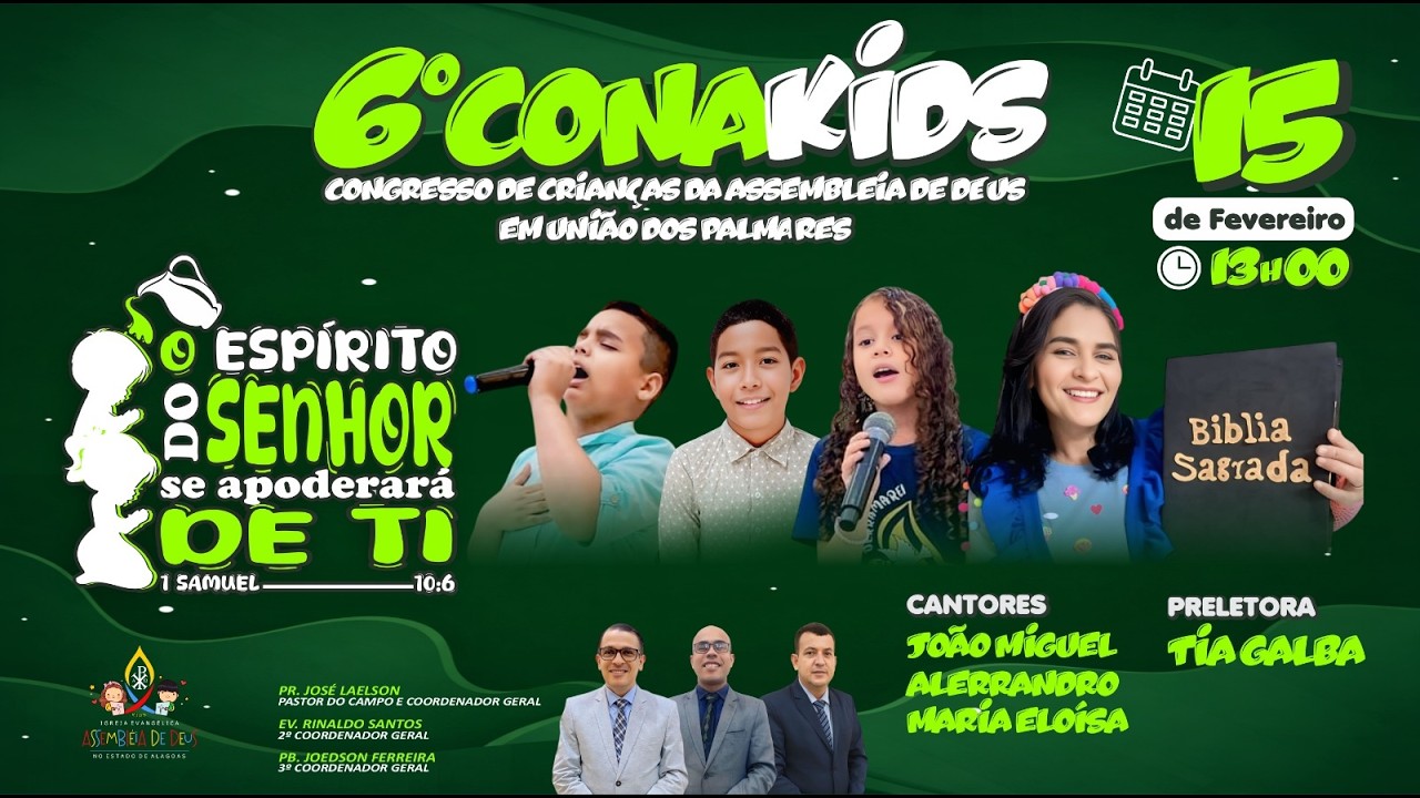 1° dia do VI CONAKIDS - 15/02/2026