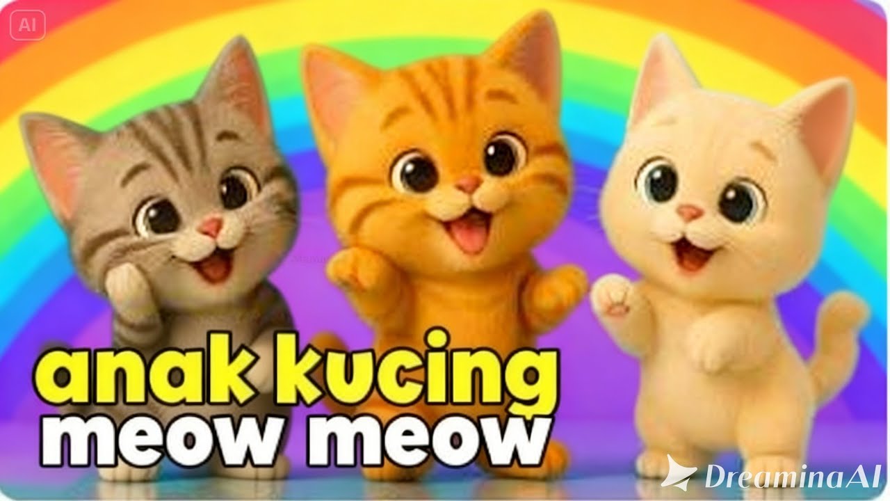 ANAK KUCING MEONG MEONG| LAGU ANAK POPULER TRENDING VIRAL 2026