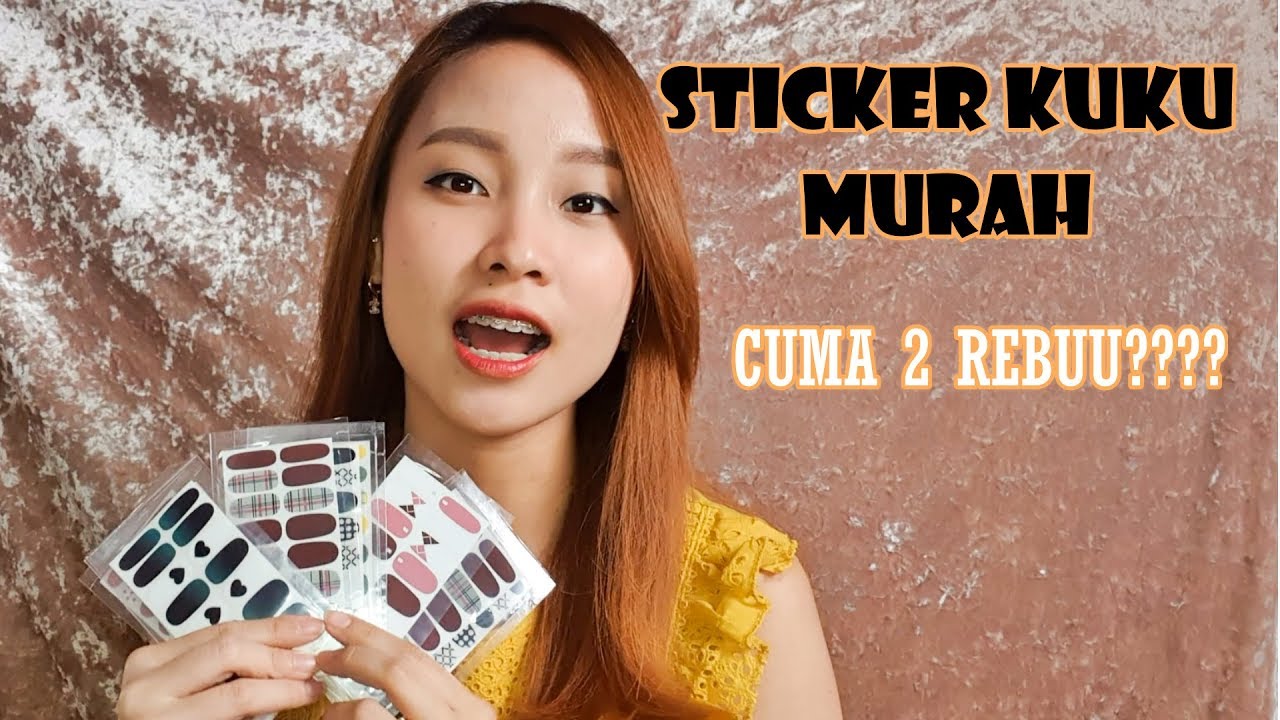 #SHOPEEHAULSTICKERKUKU | REVIEW & CARA PASANG STICKER KUKU - FIRST IMPRESSION