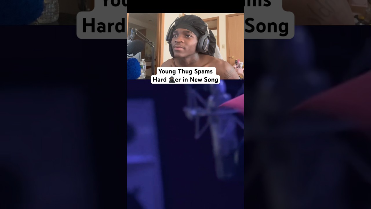 Young thug Says Hard R