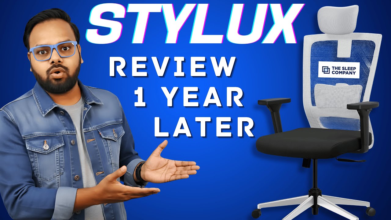1 Year Later!🕔 The Sleep Company STYLUX Ergonomic Chair Review ✅ Worth It or Not?