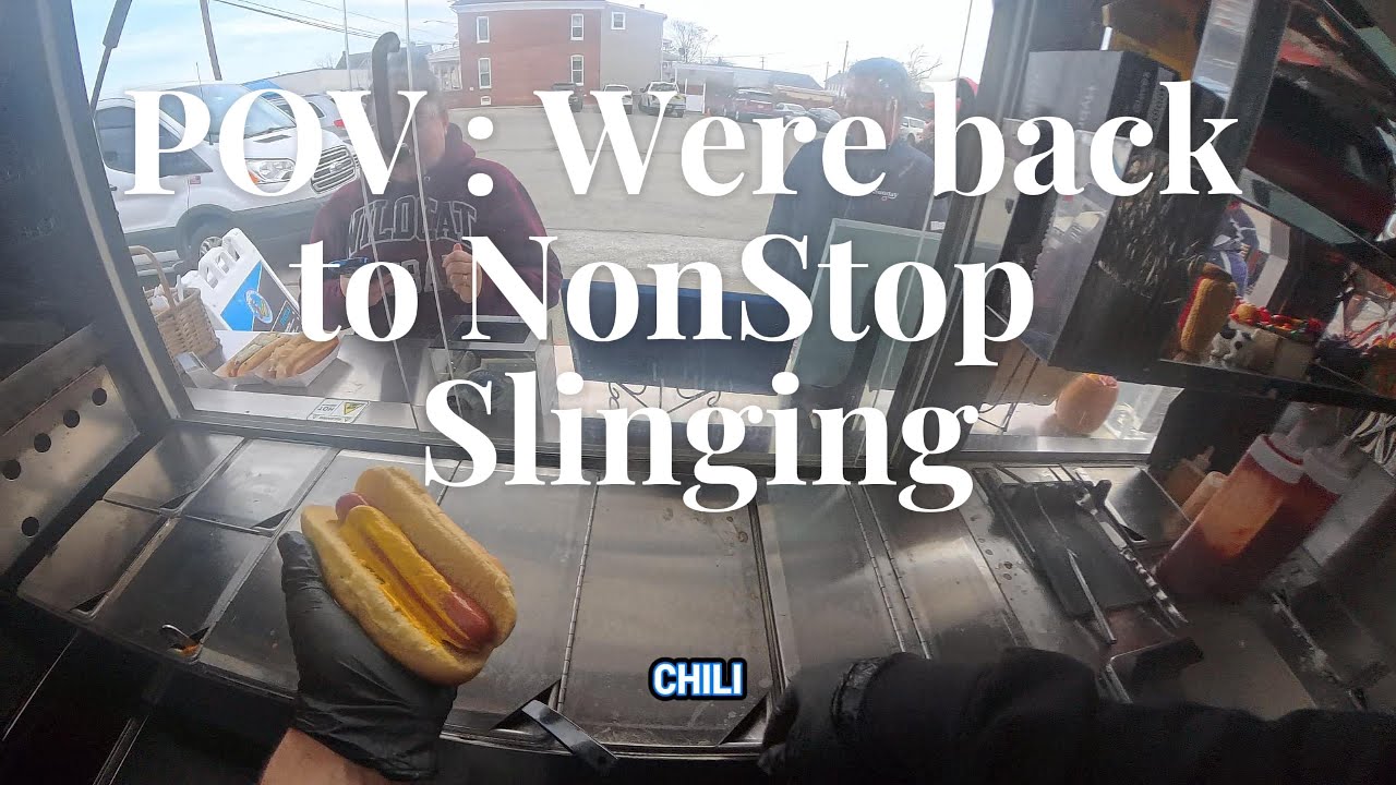 POV : Hotdog Cart Action! Lets Sling!