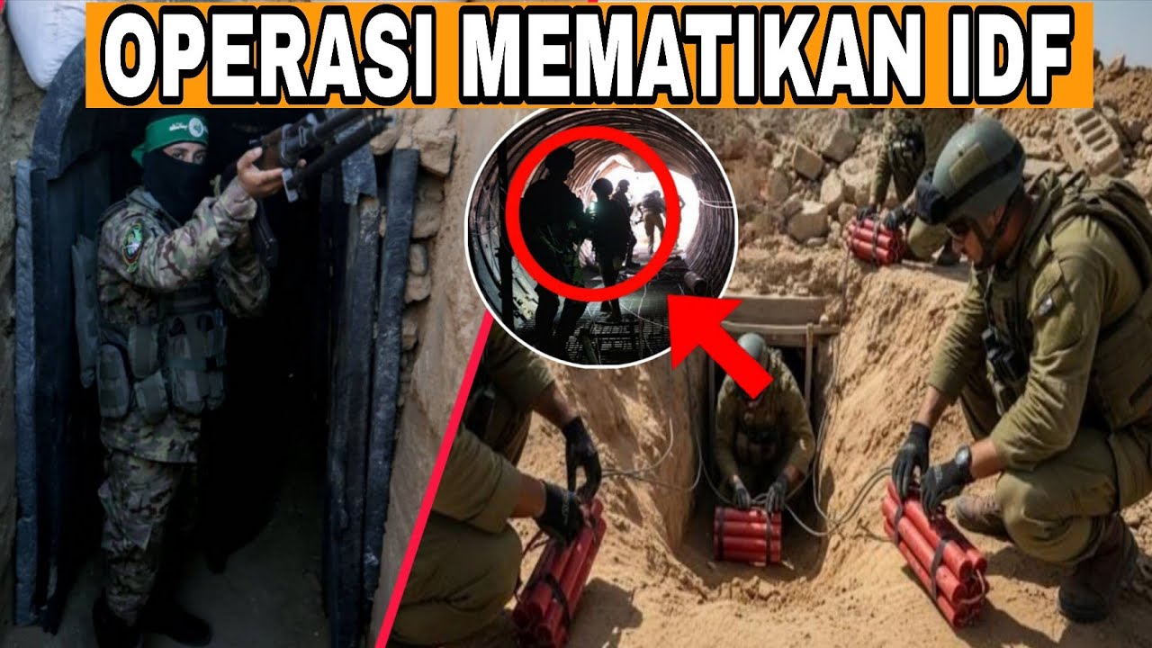 Operasi Paling Berbahaya! Israel Berusaha Hancurkan Terowongan Hamas