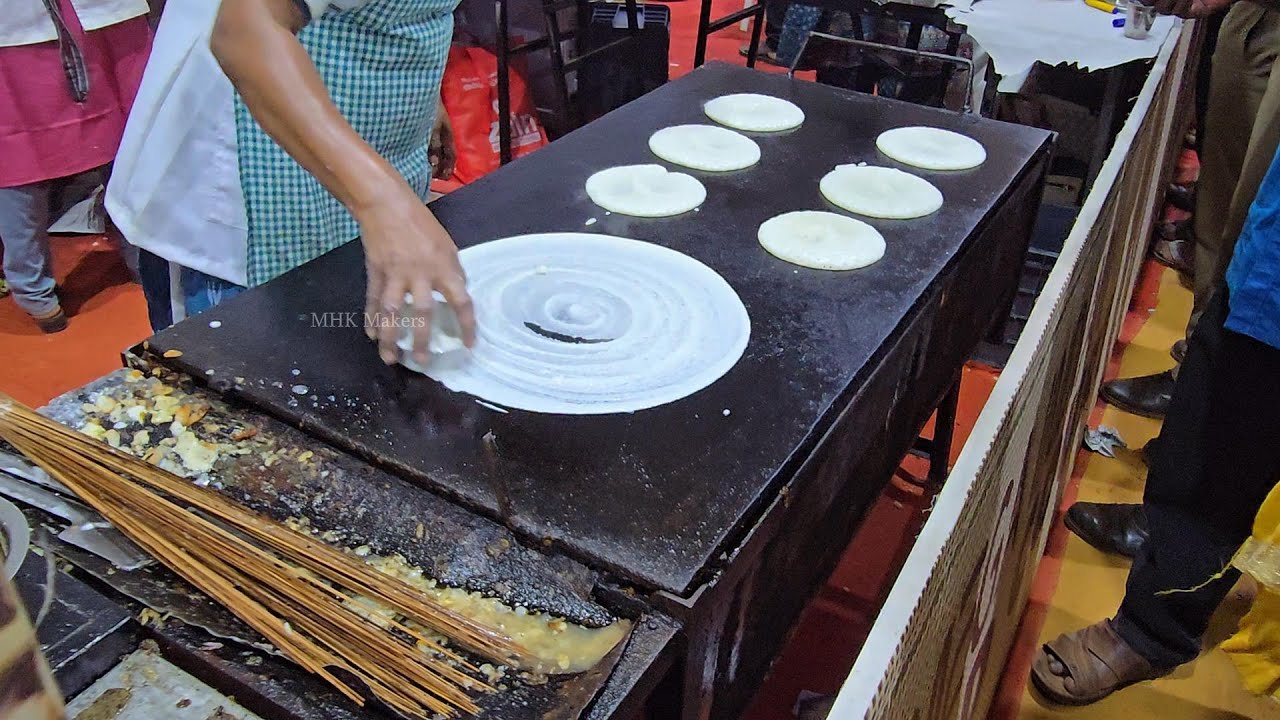 Instant Dosa | മേളയിലെ വിവിധ തരം ദോശകൾ | എല്ലാവരും ഇഷ്ടപെടുന്ന ദോശകൾ | Indian street food #mhkmakers